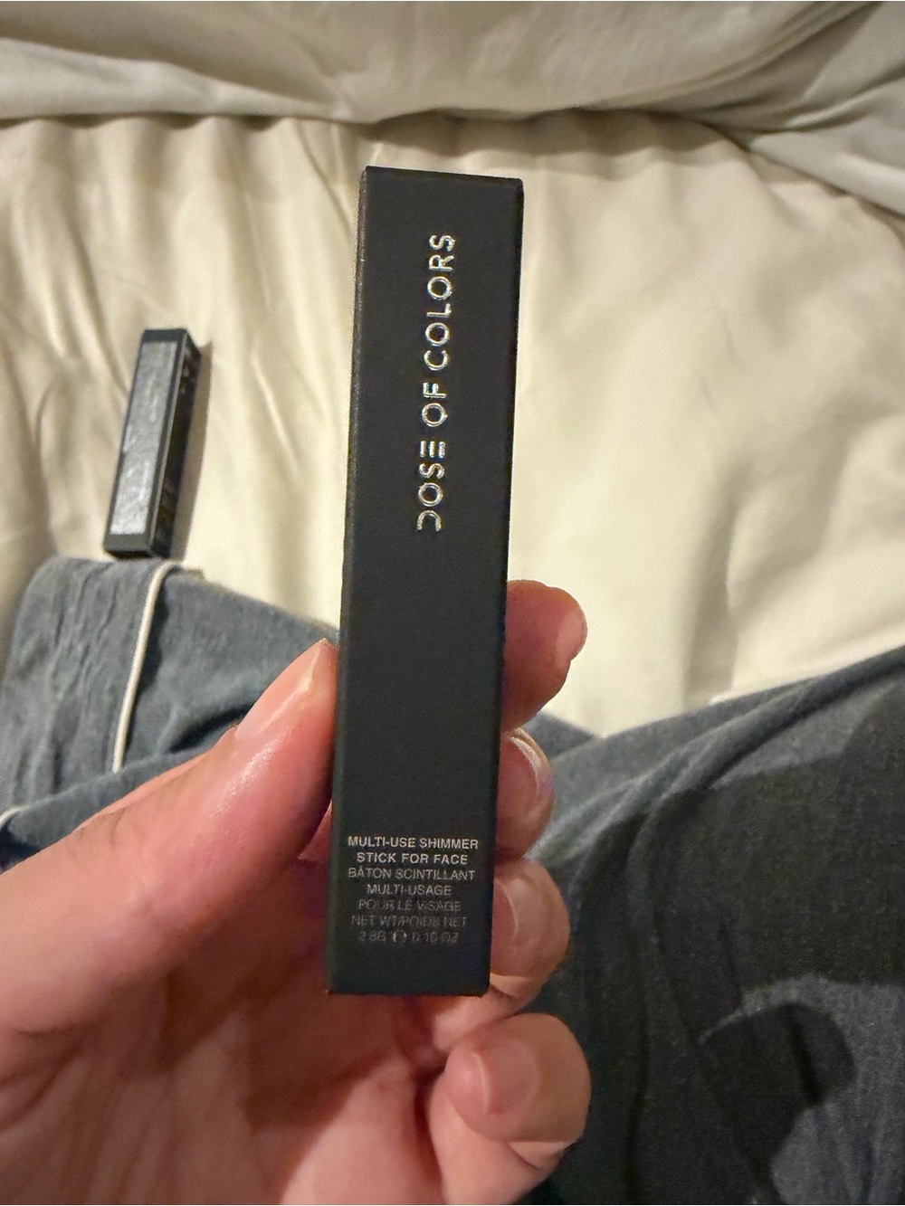 Dose of Colors Black Multi-Use Shimmer Stick